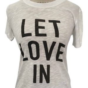 NEW 🌹”LET LOVE IN” Soft Tee 🌹LAST Small Available